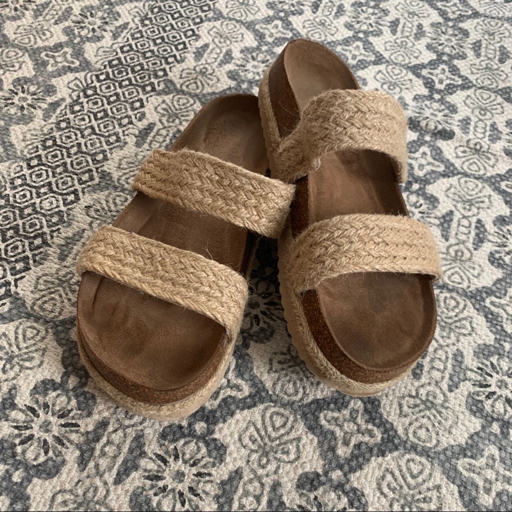 South Beach Sandal, Size 8, Tan, Beige